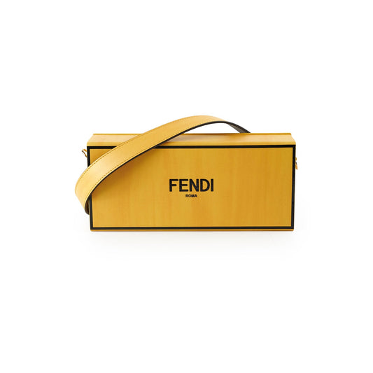 Fendi Horizontal Box Shoulder Bag Yellow - photo 1