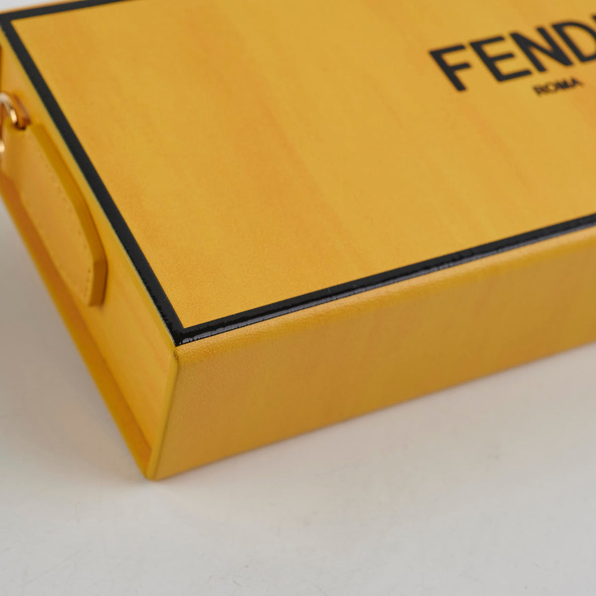 Fendi Horizontal Box Shoulder Bag Yellow - photo 9