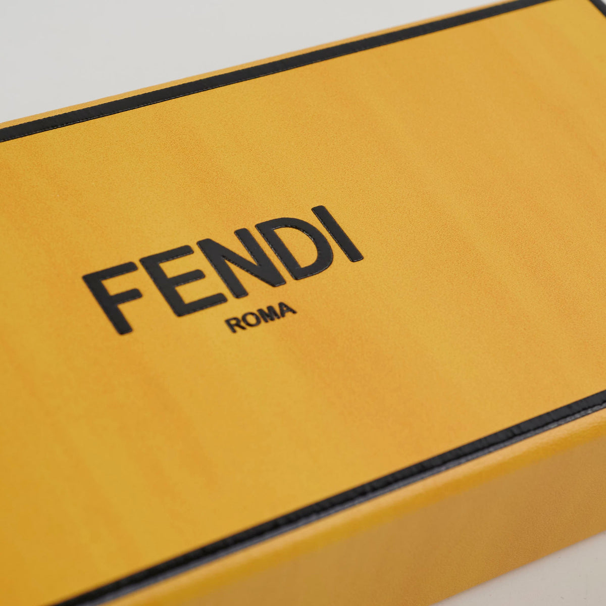 Fendi Horizontal Box Shoulder Bag Yellow - photo 11