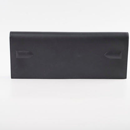 Hermes 29 Birkin Shadow Cut Clutch Noir B Stamp - photo 2