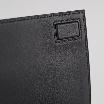Hermes 29 Birkin Shadow Cut Clutch Noir B Stamp - photo 9