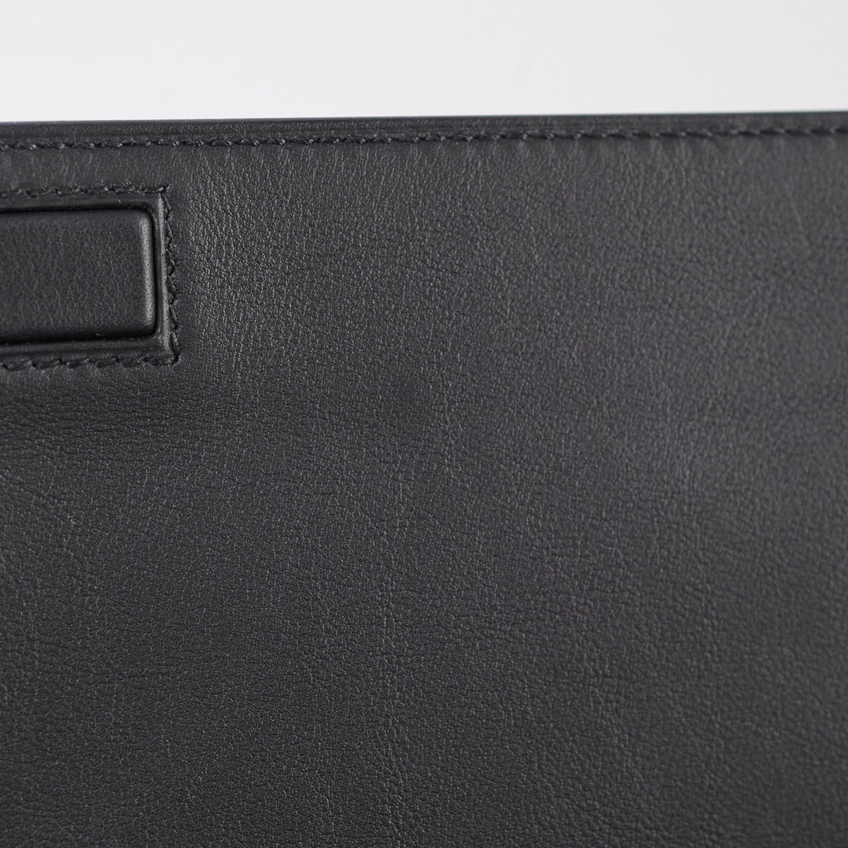 Hermes 29 Birkin Shadow Cut Clutch Noir B Stamp - photo 7