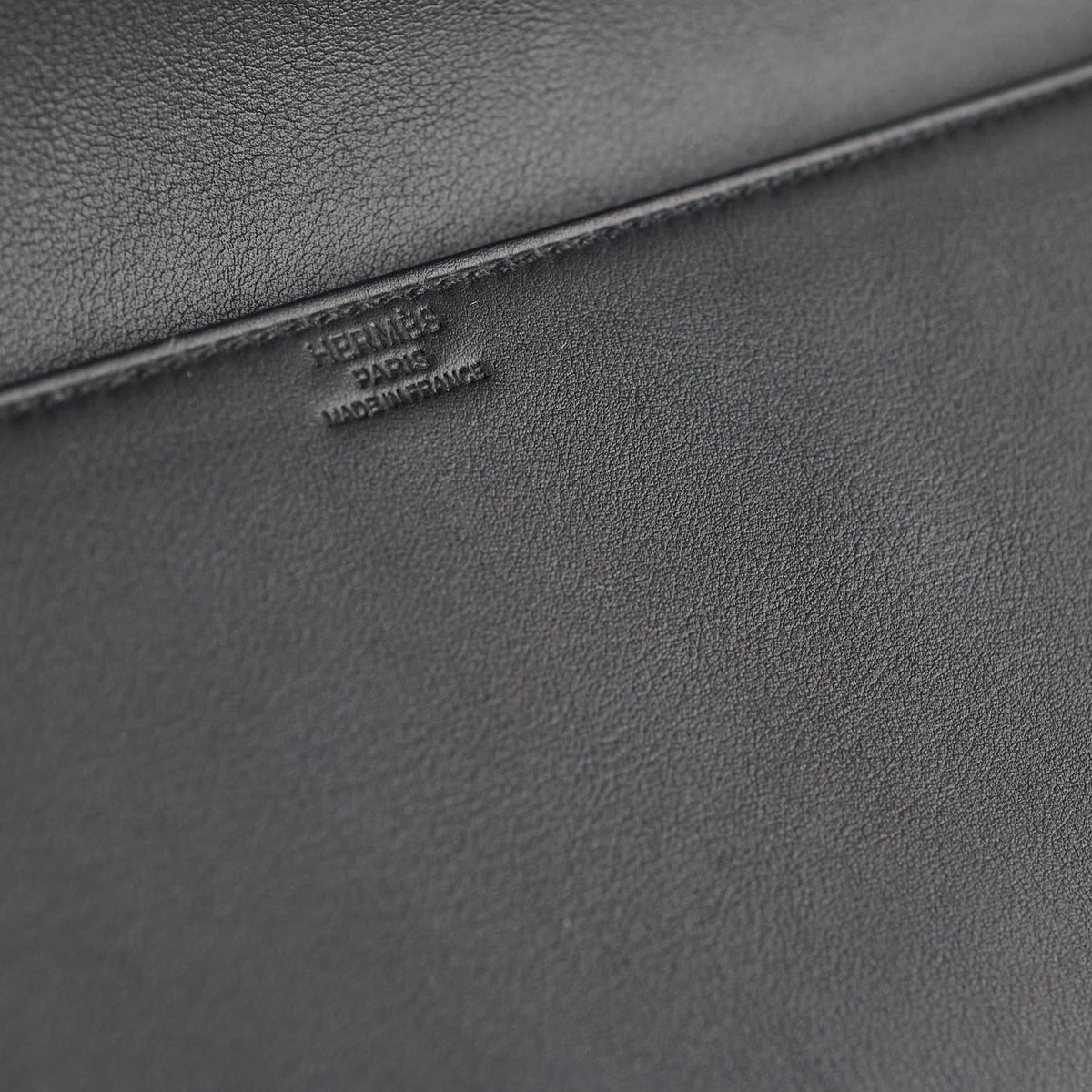 Hermes 29 Birkin Shadow Cut Clutch Noir B Stamp - photo 6