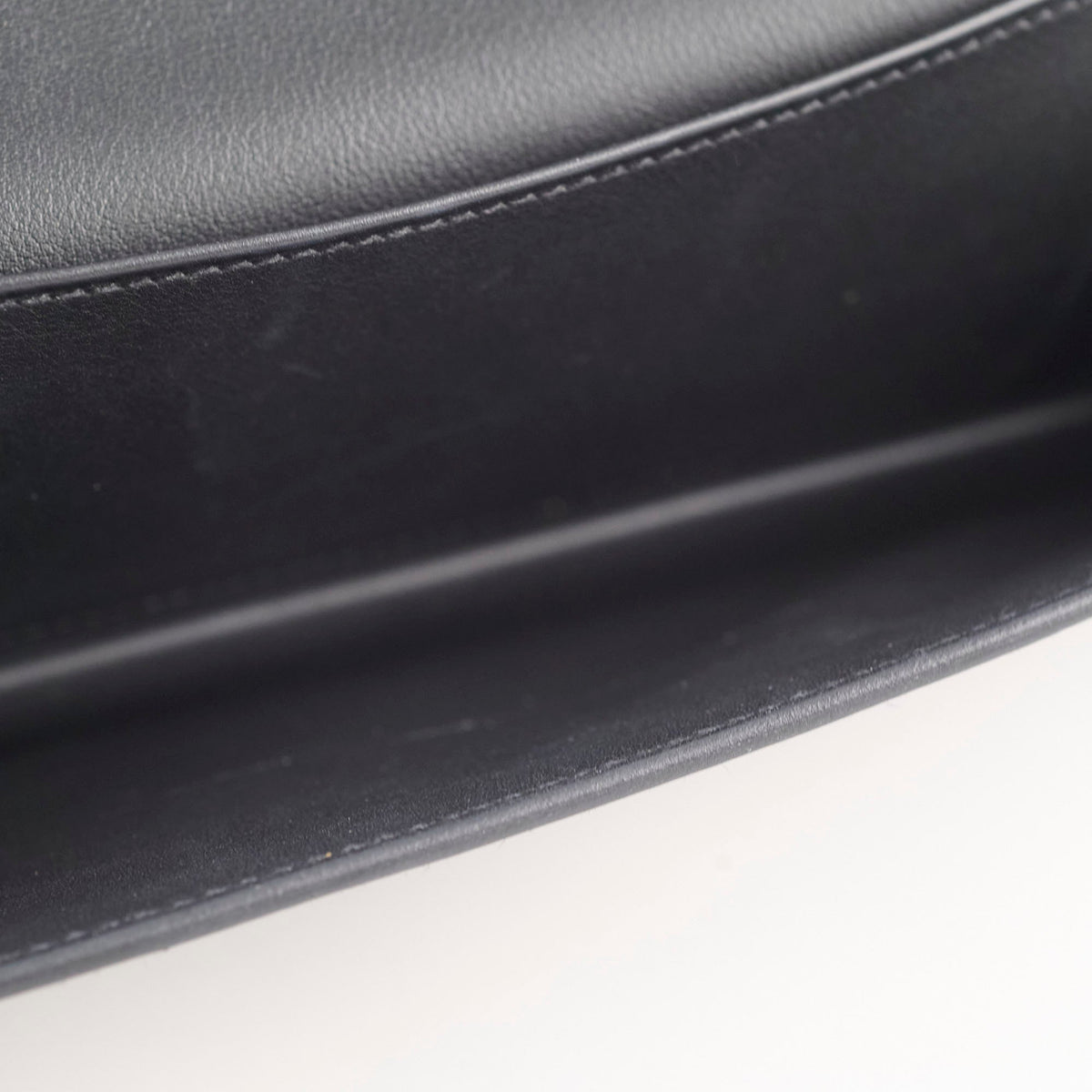 Hermes 29 Birkin Shadow Cut Clutch Noir B Stamp - photo 5