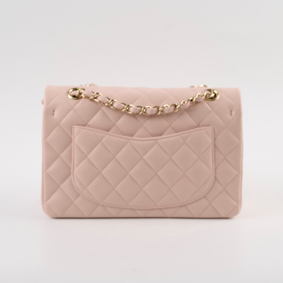 Chanel Small Classic Double Flap Rose Clair Caviar - photo 2