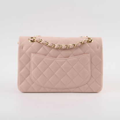 Chanel Small Classic Double Flap Rose Clair Caviar - photo 2