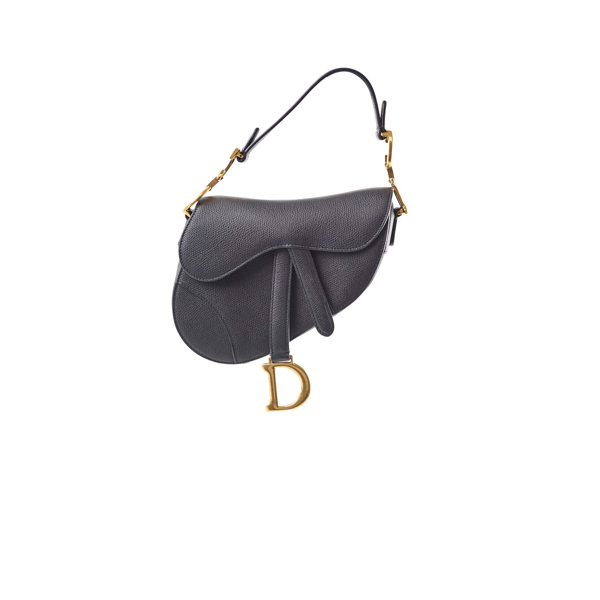 Christian Dior Mini Saddle Bag Black - photo 1