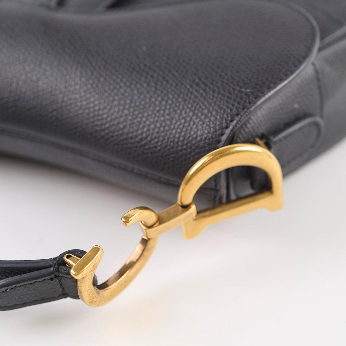 Christian Dior Mini Saddle Bag Black - photo 6