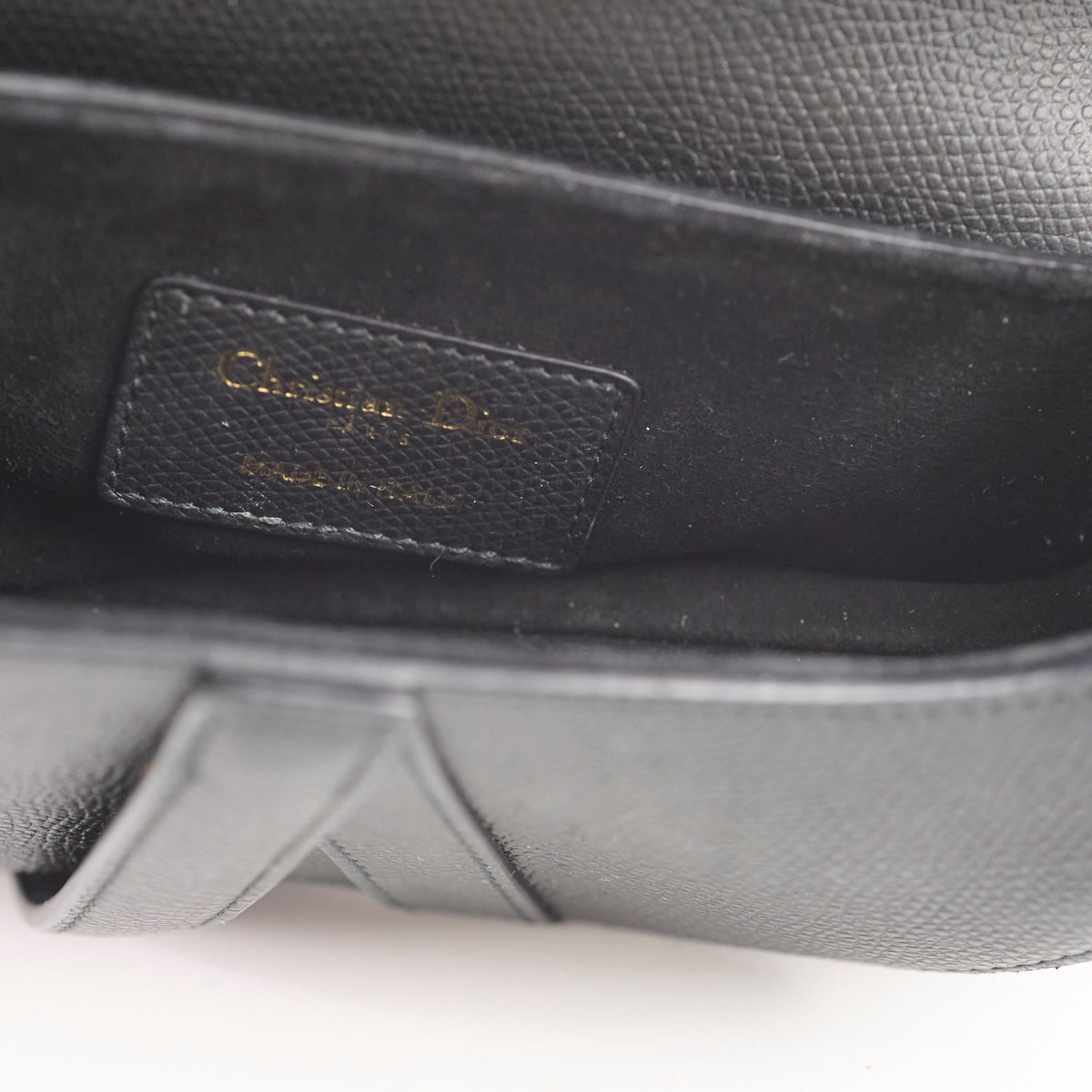 Christian Dior Mini Saddle Bag Black - photo 5