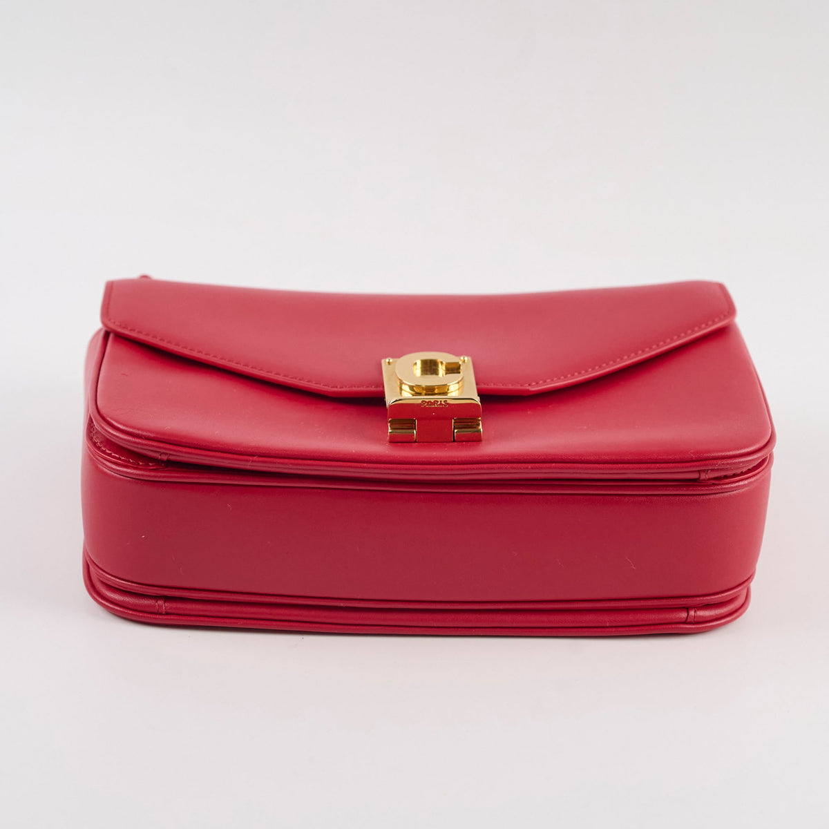 Celine Red C Logo Bag Smooth Calfskin - photo 6