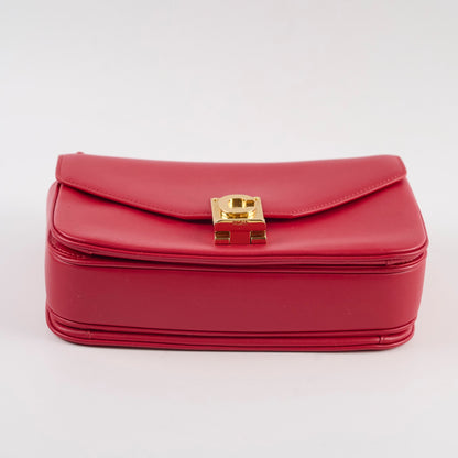 Celine Red C Logo Bag Smooth Calfskin - photo 6