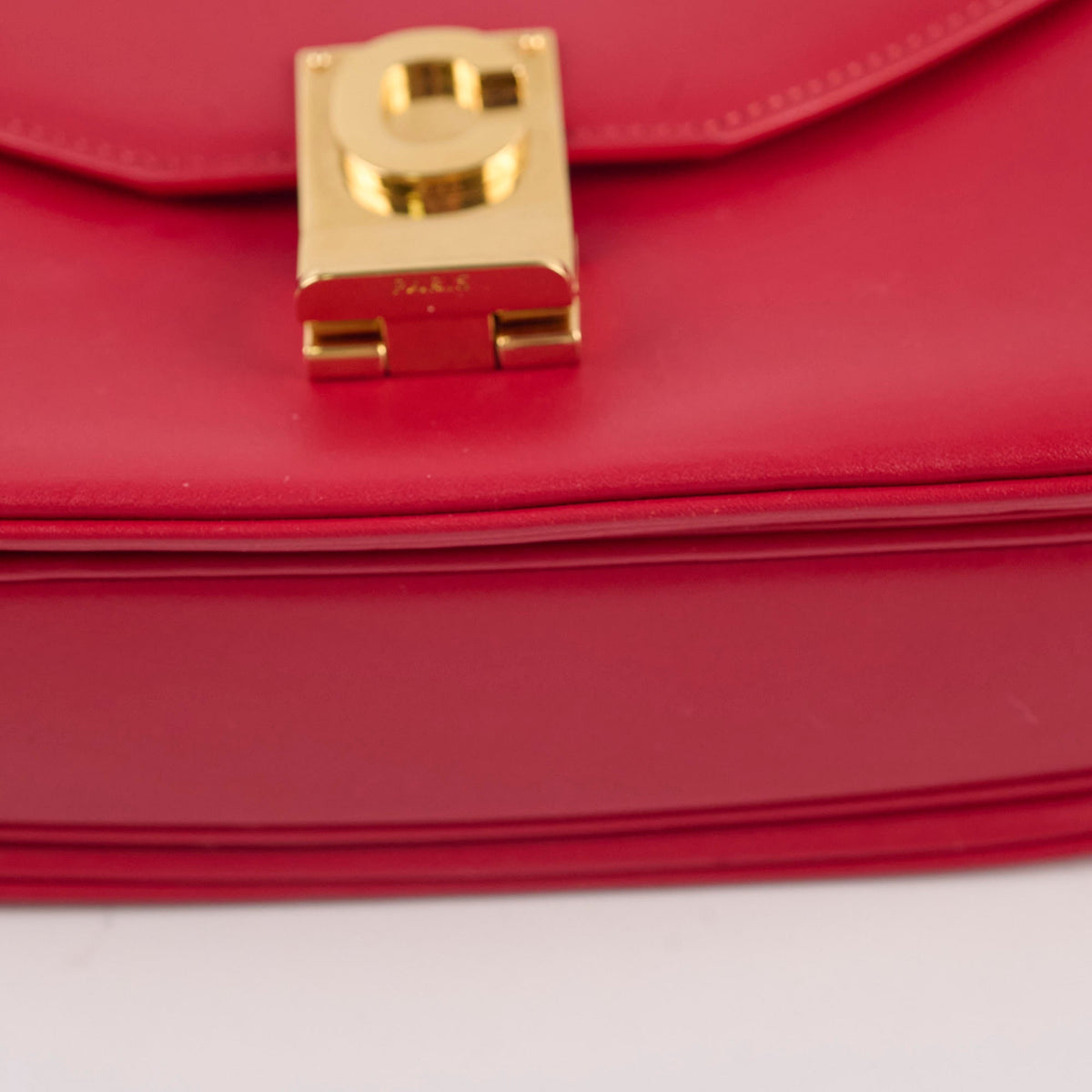 Celine Red C Logo Bag Smooth Calfskin - photo 11
