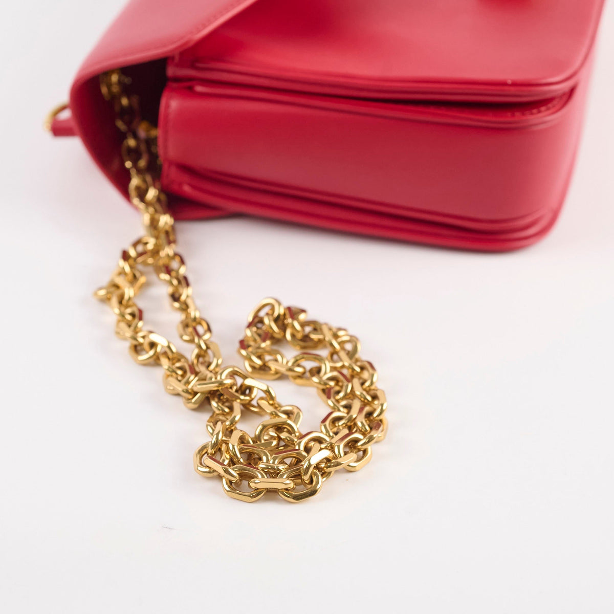 Celine Red C Logo Bag Smooth Calfskin - photo 15