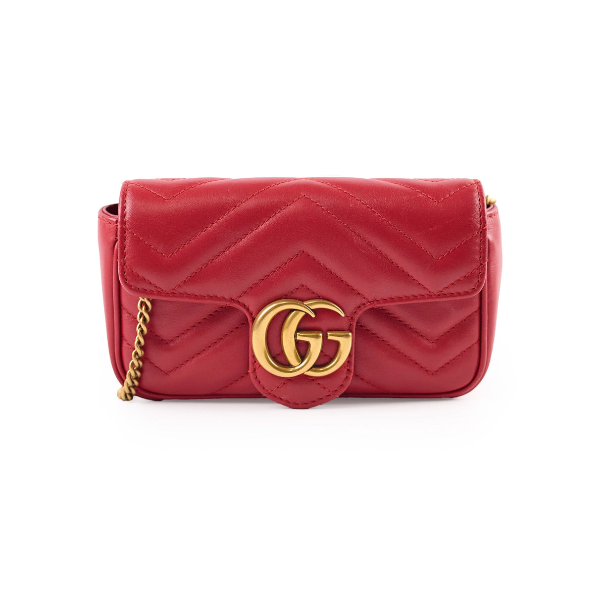 Gucci Supermini Marmont Red - photo 1