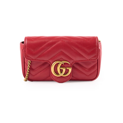 Gucci Supermini Marmont Red - photo 1
