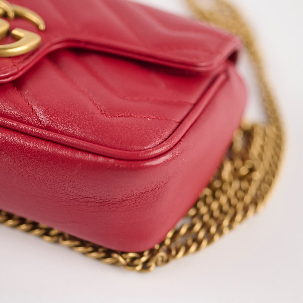 Gucci Supermini Marmont Red - photo 12
