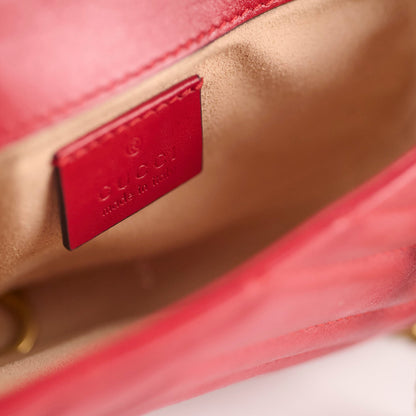 Gucci Supermini Marmont Red - photo 7