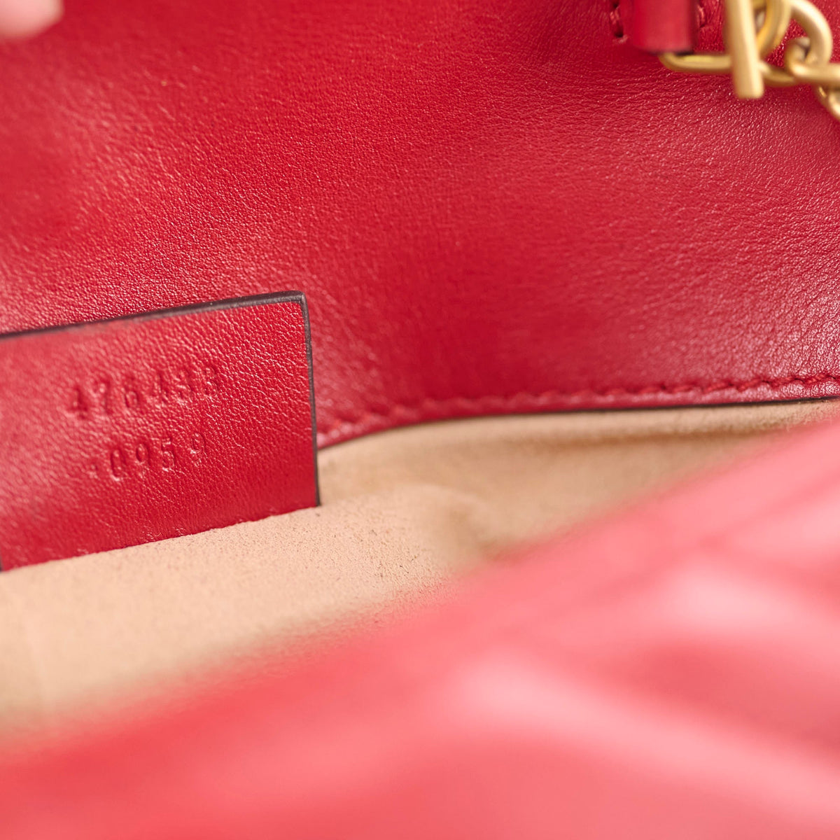 Gucci Supermini Marmont Red - photo 5