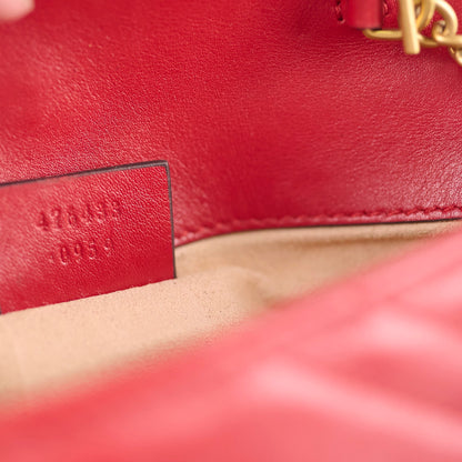 Gucci Supermini Marmont Red - photo 5