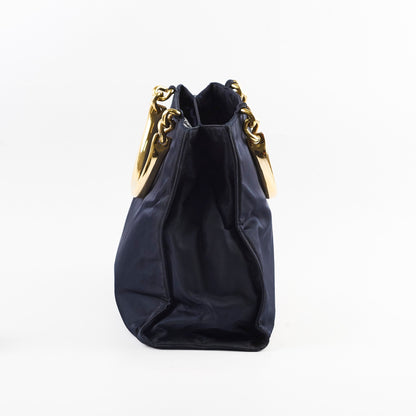 Prada Vintage Nylon Tote Navy - photo 5