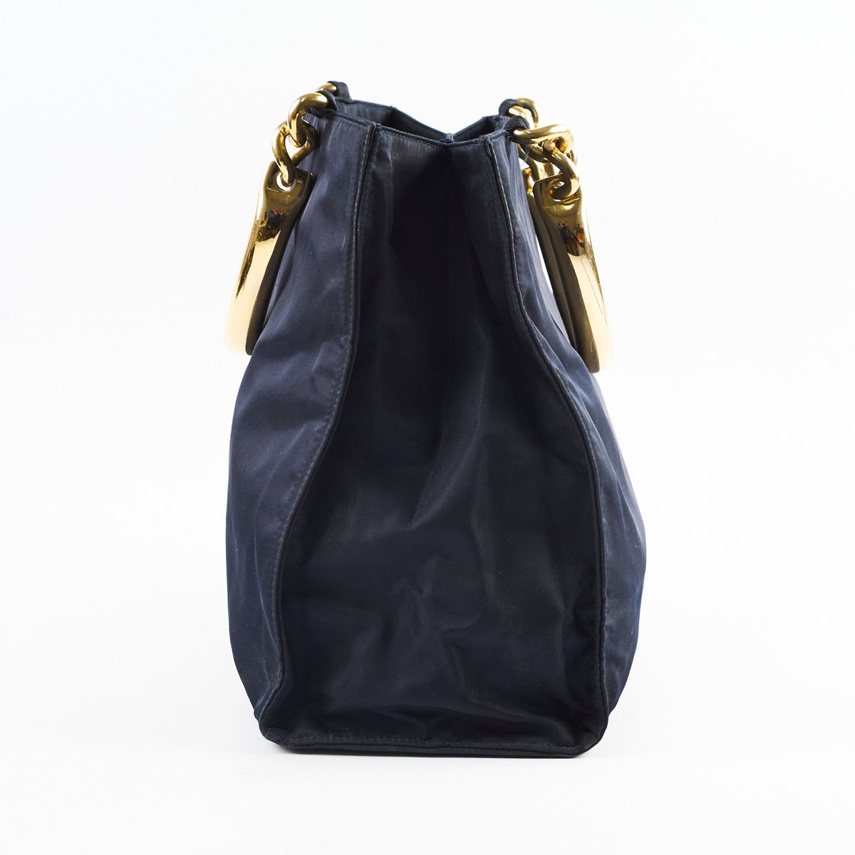 Prada Vintage Nylon Tote Navy - photo 4