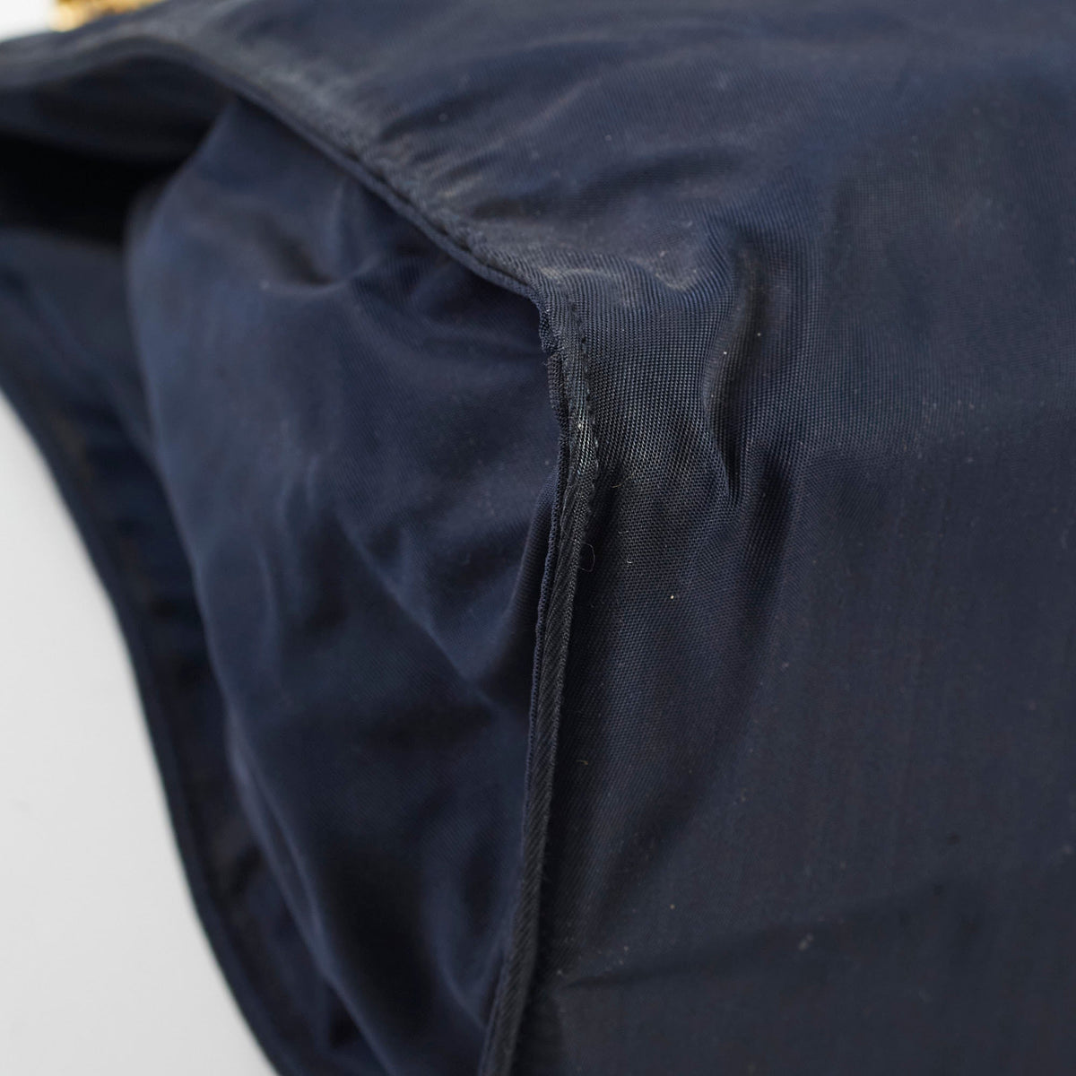 Prada Vintage Nylon Tote Navy - photo 14