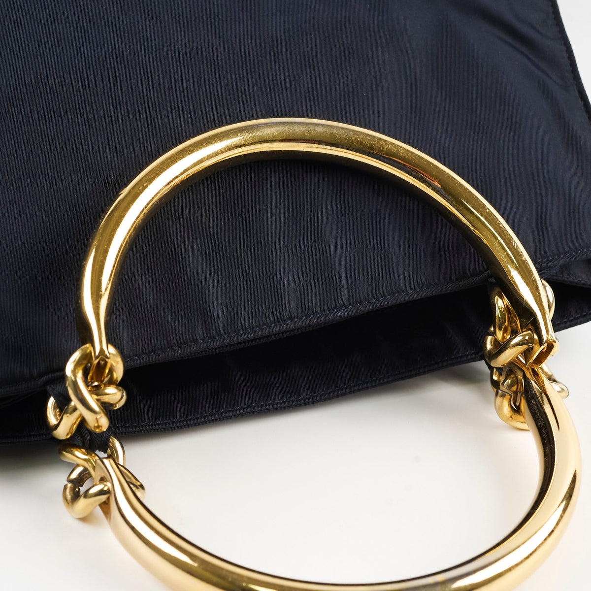Prada Vintage Nylon Tote Navy - photo 10
