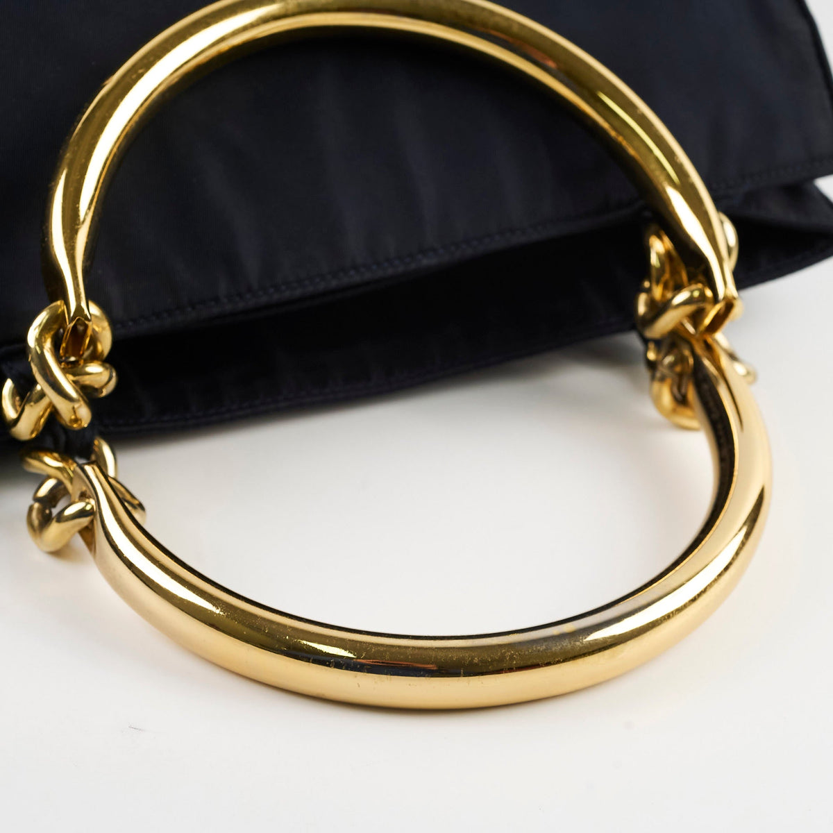 Prada Vintage Nylon Tote Navy - photo 9
