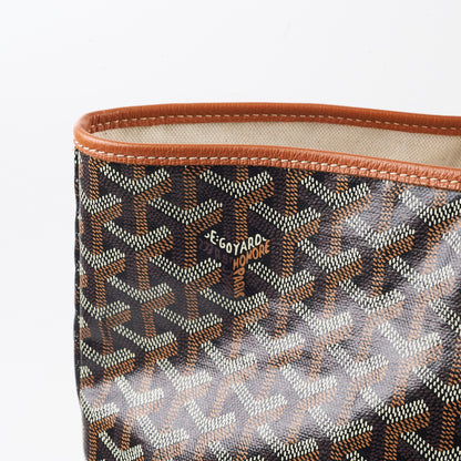 Goyard St Louis PM Black Tan Shoulder Bag - photo 10