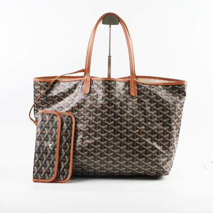 Goyard St Louis PM Black Tan Shoulder Bag - photo 2