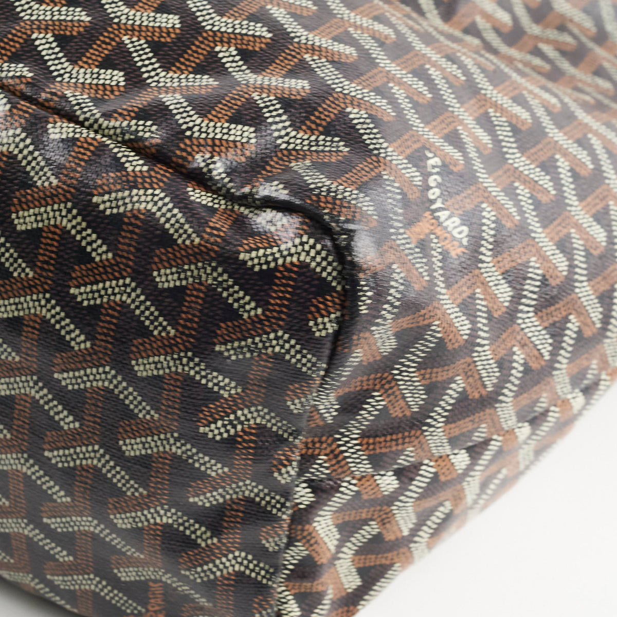 Goyard St Louis PM Black Tan Shoulder Bag - photo 13