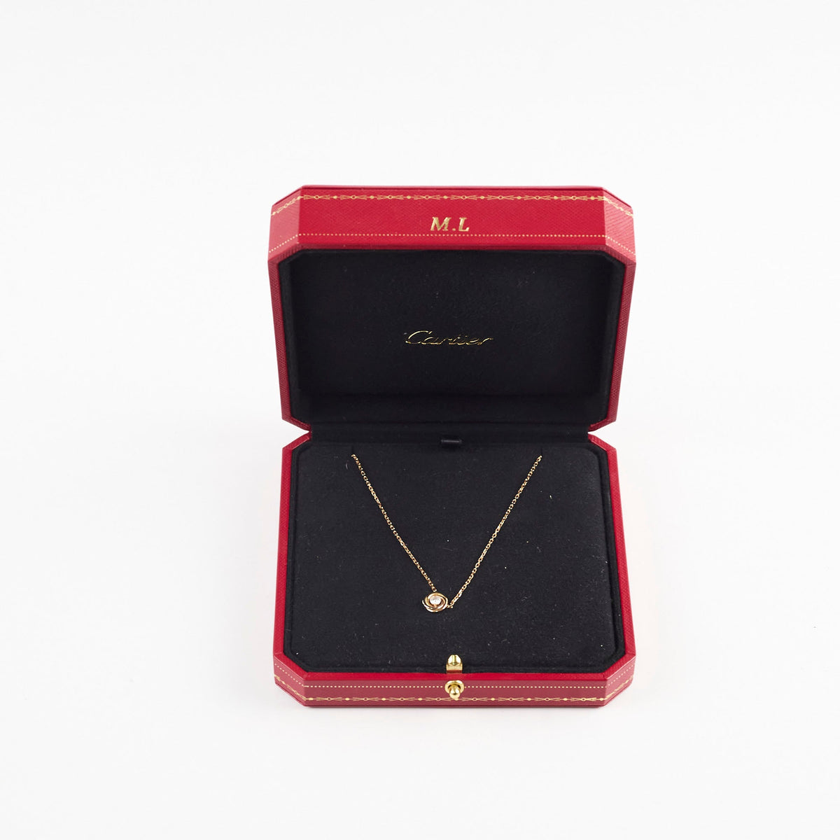Cartier Trinity 18k Diamond Necklace Tri-Colour - photo 2
