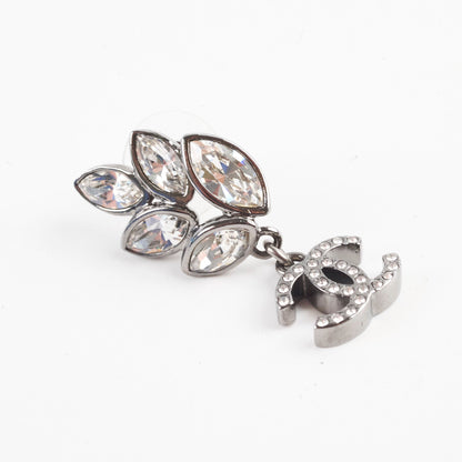 Chanel Ruthenium Crystal CC Dangle Earrings - photo 4