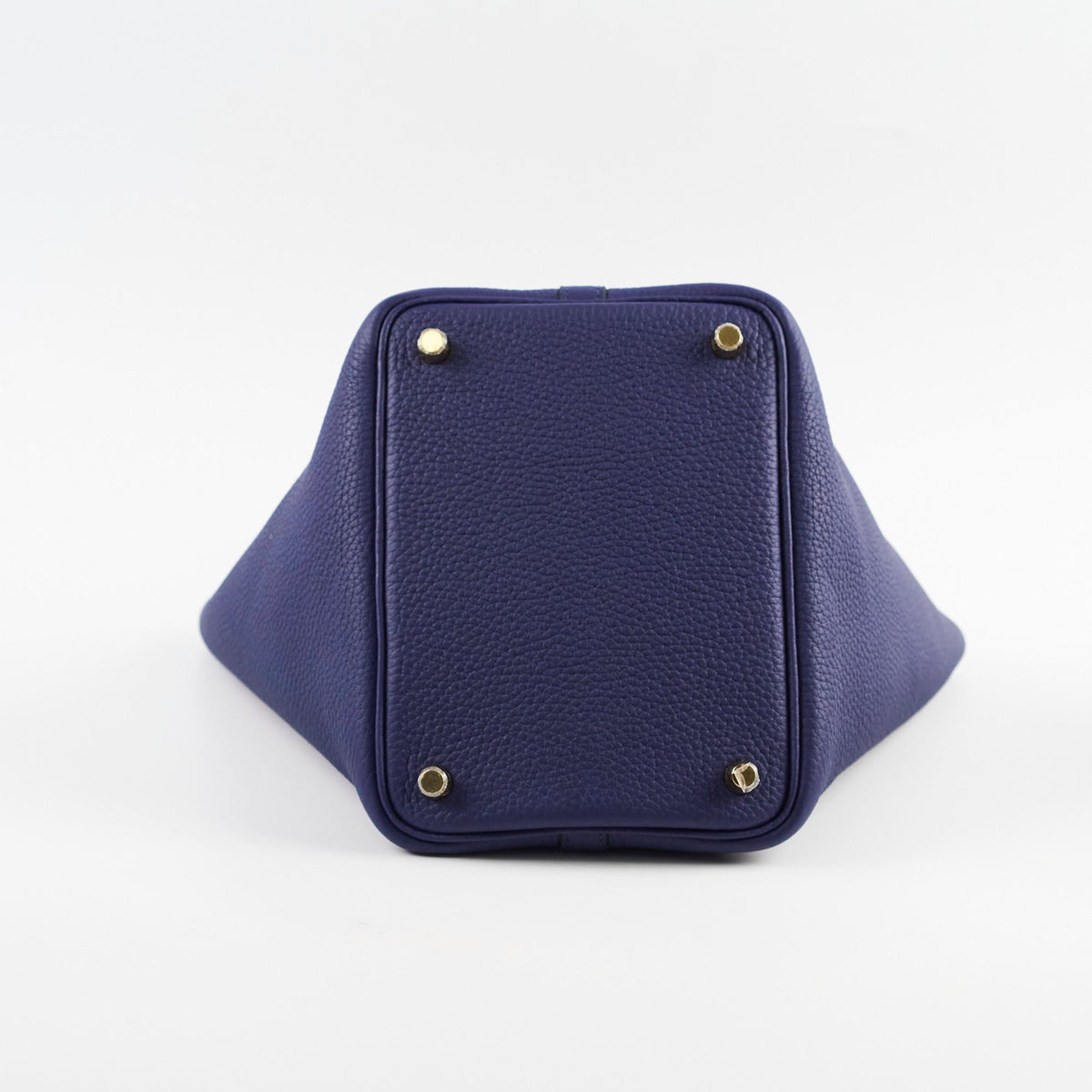 Hermes Picotin 18 Clemence Blue Encre Stamp Z - photo 4