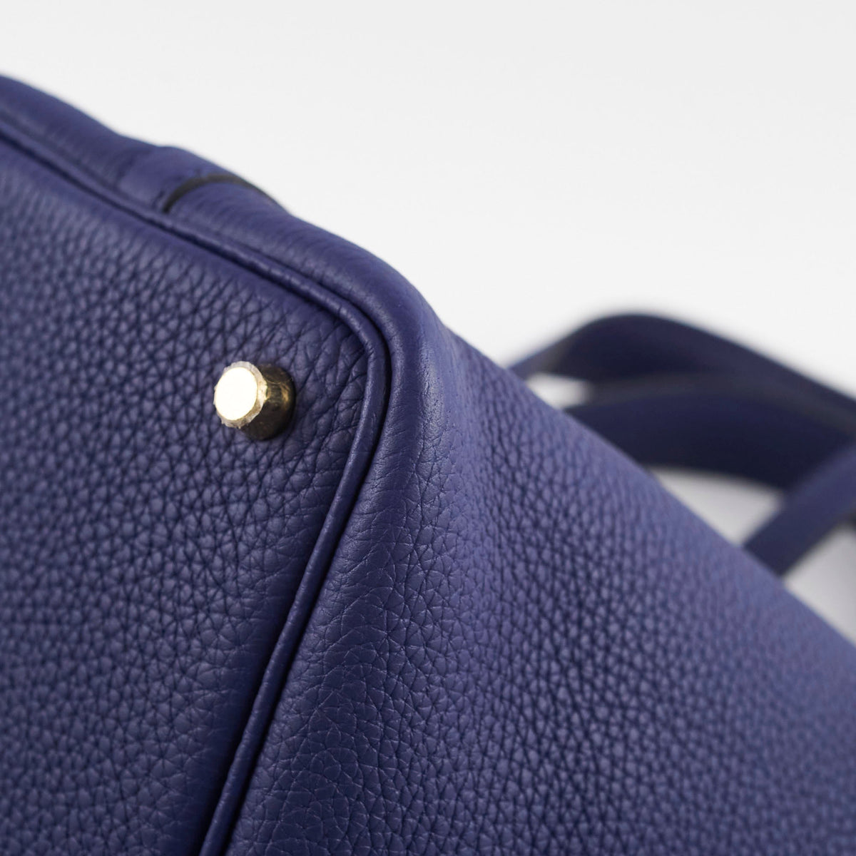 Hermes Picotin 18 Clemence Blue Encre Stamp Z - photo 10