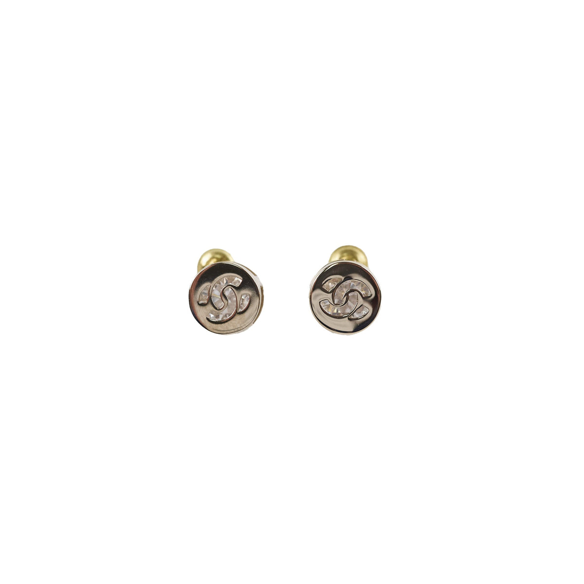Chanel CC Logo Earring Studs - photo 1