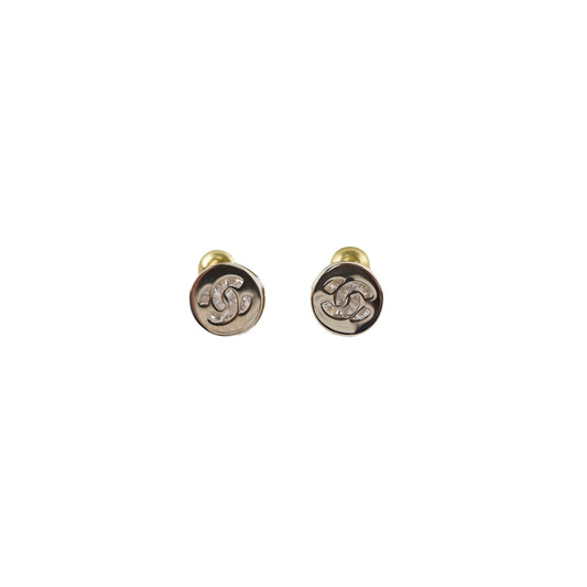 Chanel CC Logo Earring Studs - photo 1