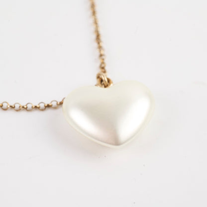 Chanel CC Heart Pearly Necklace - photo 3