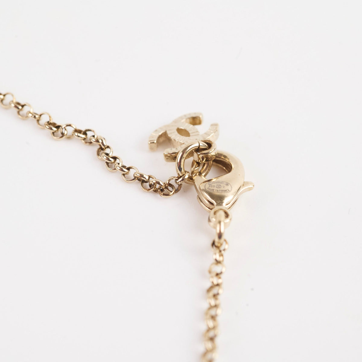 Chanel CC Heart Pearly Necklace - photo 6