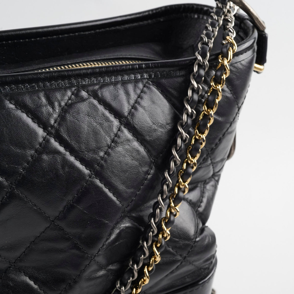 Chanel Gabriel Medium Calfskin Black Series 26 - photo 11