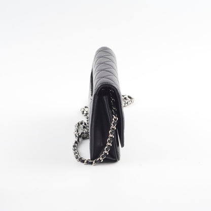 Chanel Wallet On Chain WOC Lambskin Black - photo 3