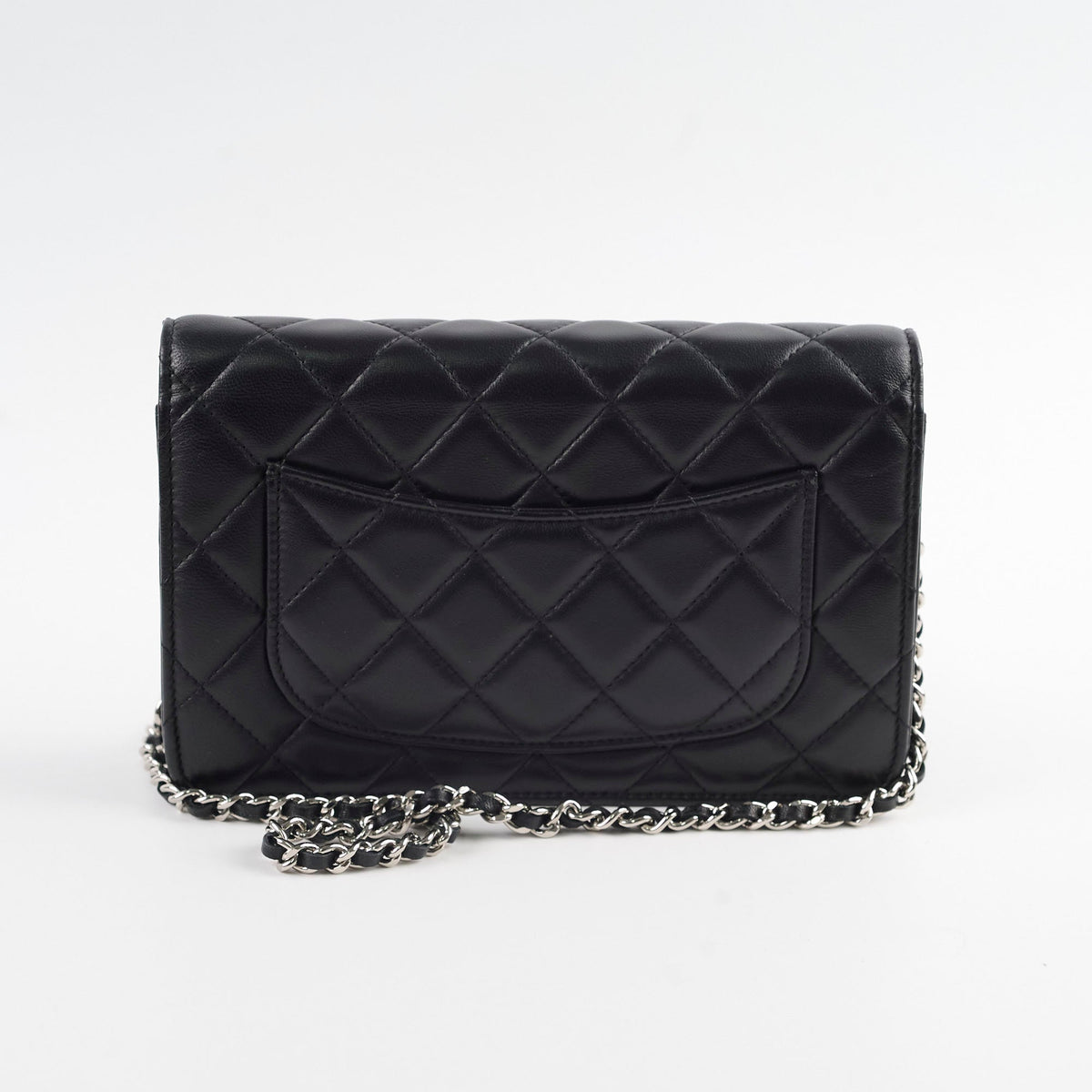 Chanel Wallet On Chain WOC Lambskin Black - photo 2
