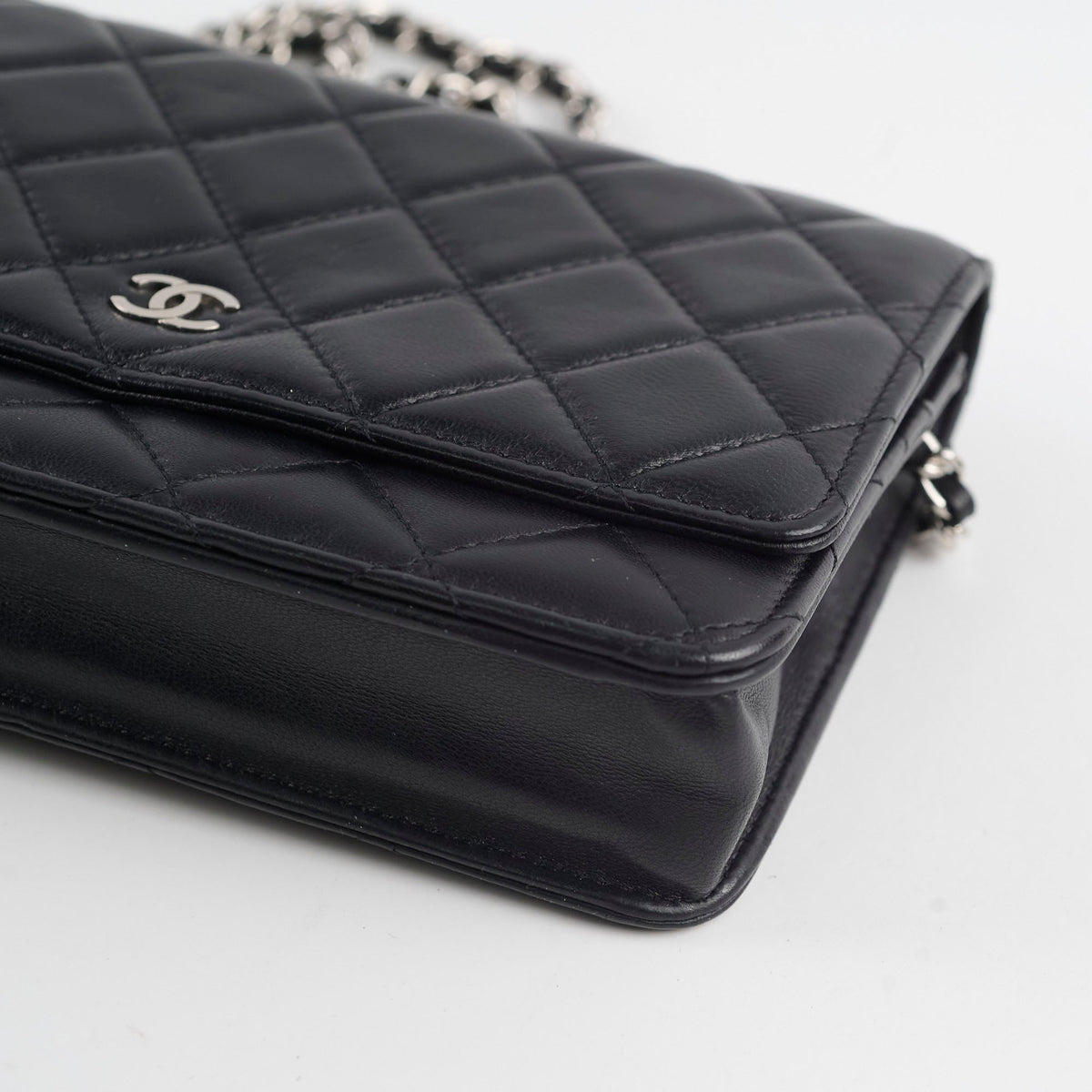 Chanel Wallet On Chain WOC Lambskin Black - photo 14