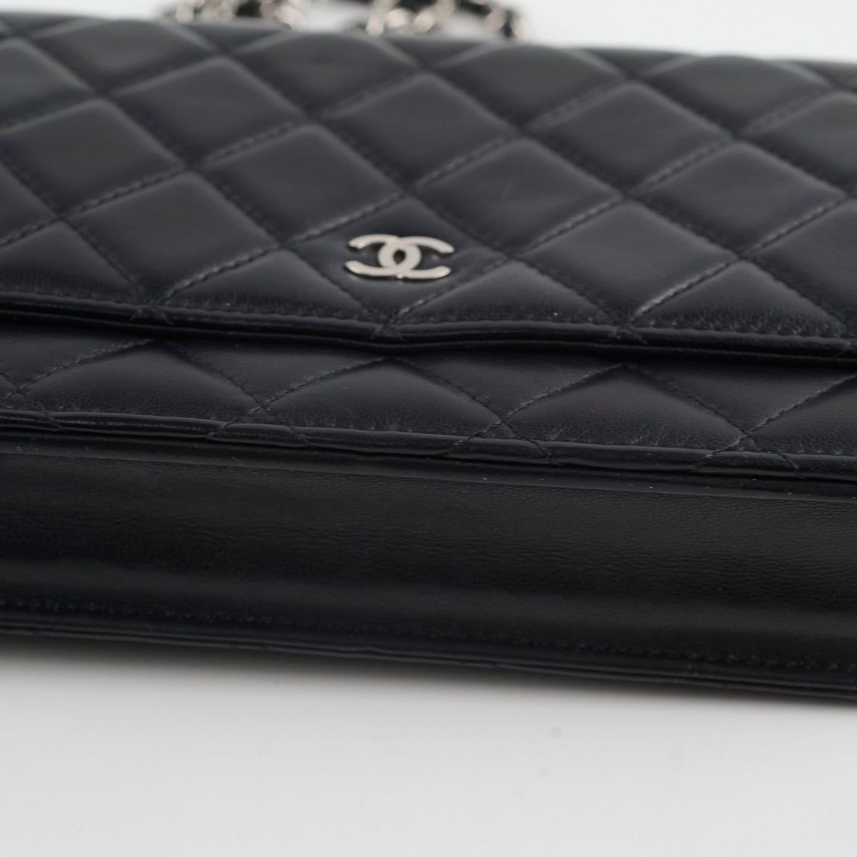 Chanel Wallet On Chain WOC Lambskin Black - photo 13