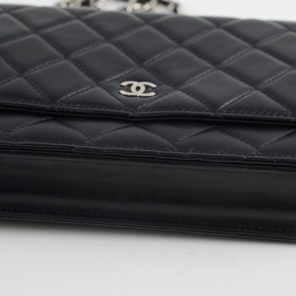 Chanel Wallet On Chain WOC Lambskin Black - photo 13