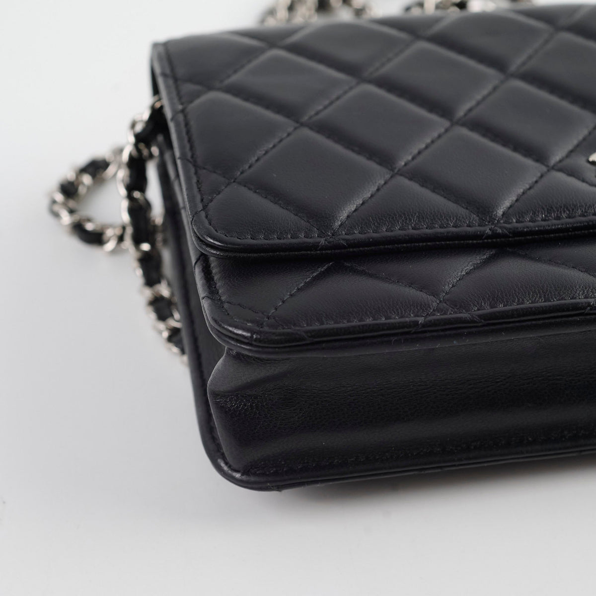 Chanel Wallet On Chain WOC Lambskin Black - photo 12