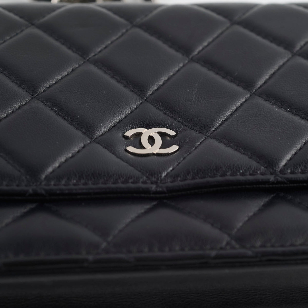 Chanel Wallet On Chain WOC Lambskin Black - photo 15