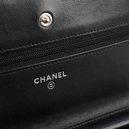 Chanel Wallet On Chain WOC Lambskin Black - photo 11