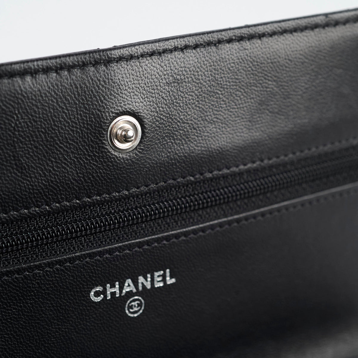 Chanel Wallet On Chain WOC Lambskin Black - photo 10