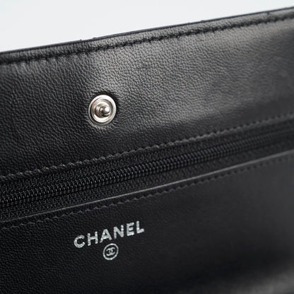 Chanel Wallet On Chain WOC Lambskin Black - photo 10